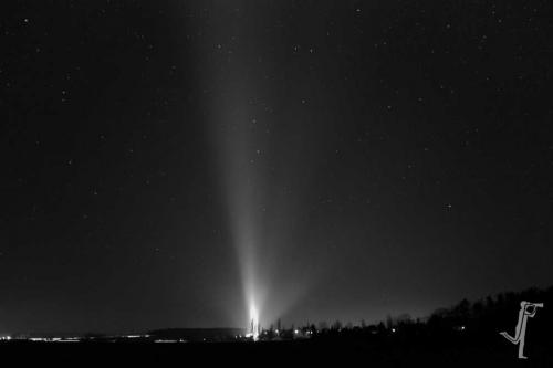 Fotograf Weimar Gelmeroda Kirche Nacht Licht