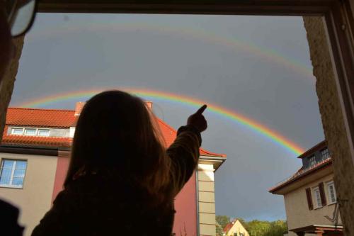 Fotograf Weimar Regenbogen Kind