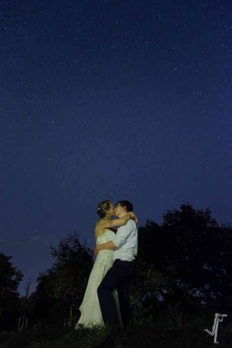 Fotograf Hochzeit Weimar Sternenhimmel Kuss