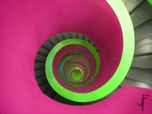 Fotograf Weimar Wendeltreppe Bibliothek Cottbus Spirale