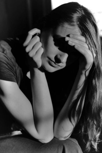 Fotograf Weimar Portrait Frau Schwarzweiß